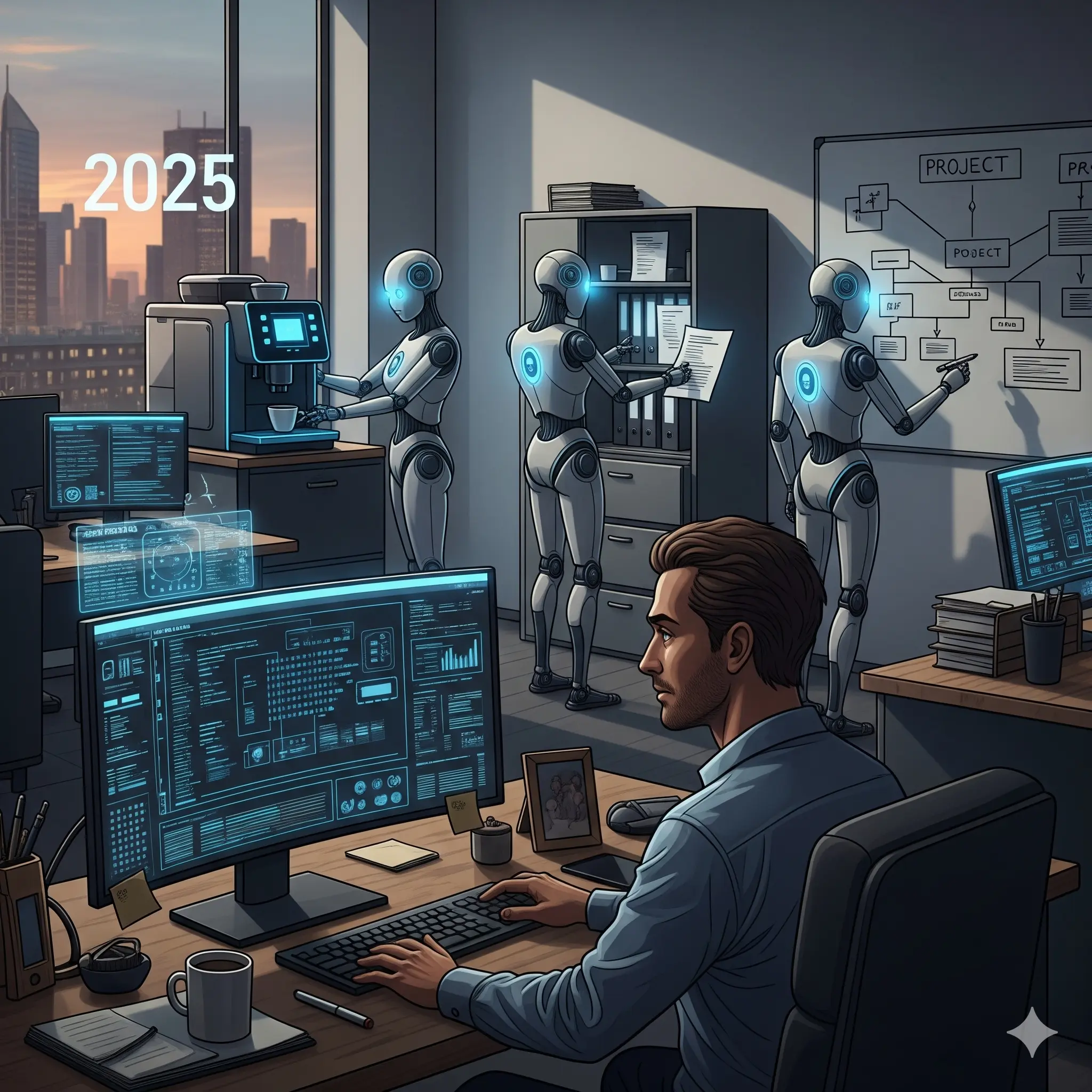Futuro del trabajo con Inteligencia Artificial en 2025